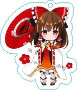 1 шт. Аниме Touhou Project Hakurei Reimu Kirisame супер милый двойной Portachiavi кулон брелок для ключей Y07