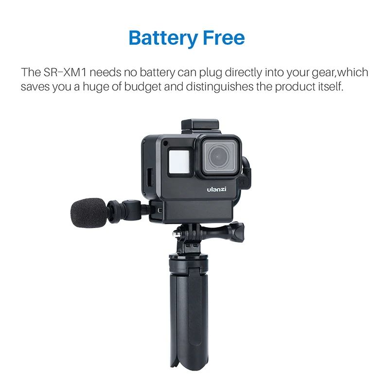 Saramonic SR-XM1 3 5 мм TRS микрофон Plug Play камера мини-конденсатор видеокамеры для GoPro Hero 7 6