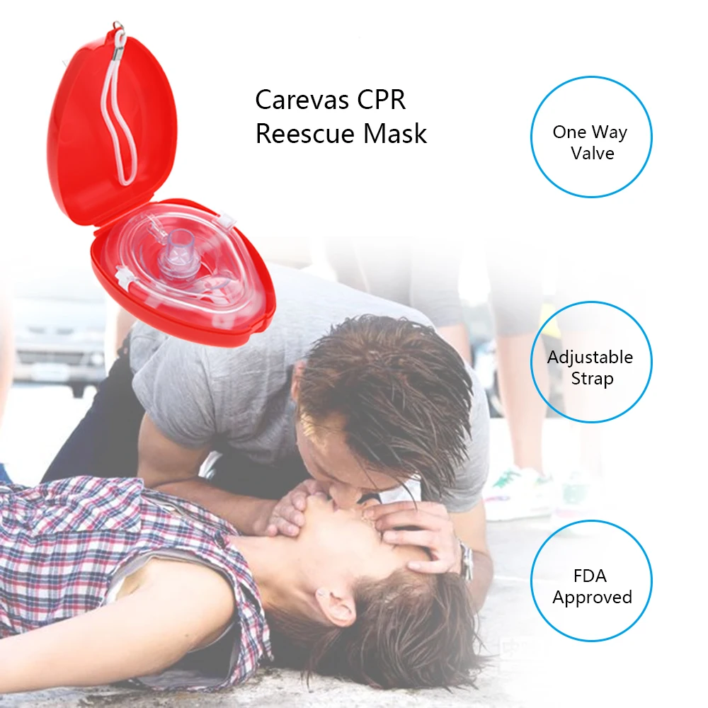 1 шт. реаниматор CPR спасательная маска Карманный CPR дыхательный кулак маска первой помощи с односторонним клапаном рот аптечки одобрено FDA