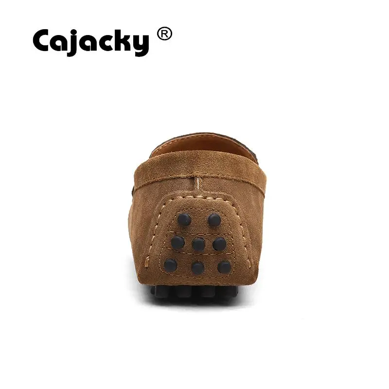Cajacky Men Penny Loafers Big Size Cow Suede Leather Moccasin Shoes Designer Driving 10 Colors Mocasines Hombre | Обувь
