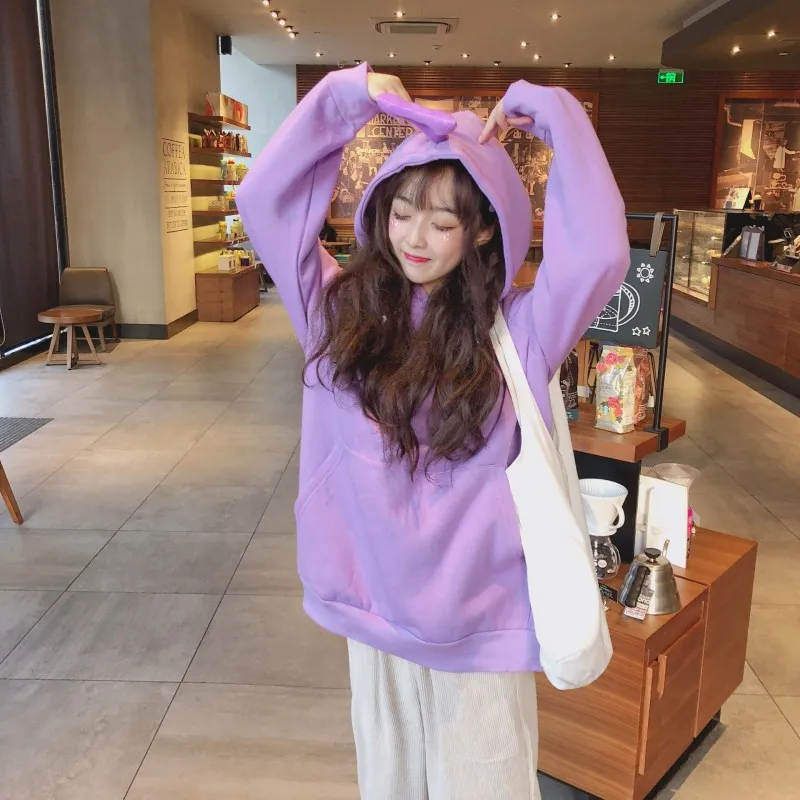 FL089D корейский бархат толстовки для женщин Толстовка Sudadera Mujer уличная bluza damска felpe
