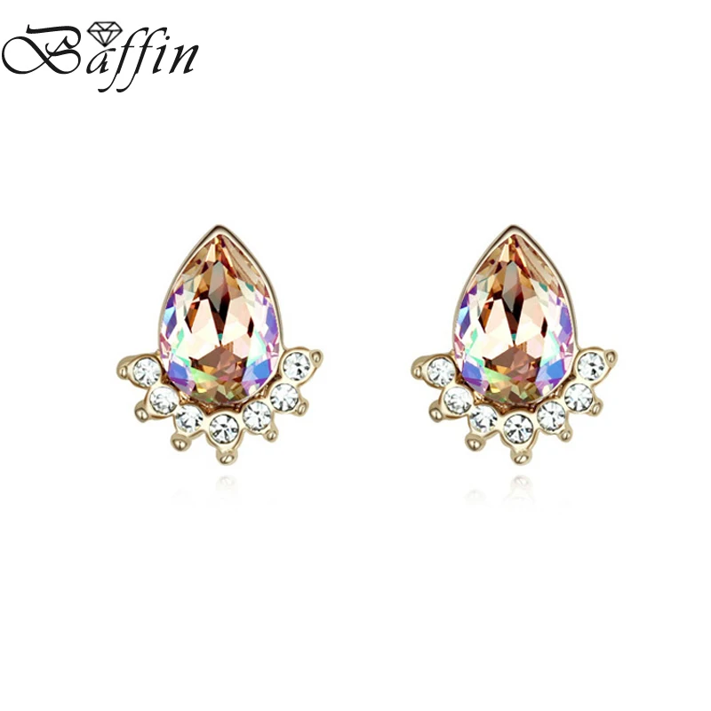 BAFFIN оригинальные кристаллы от Swarovski серьги гвоздики для женщин роскошные цвета