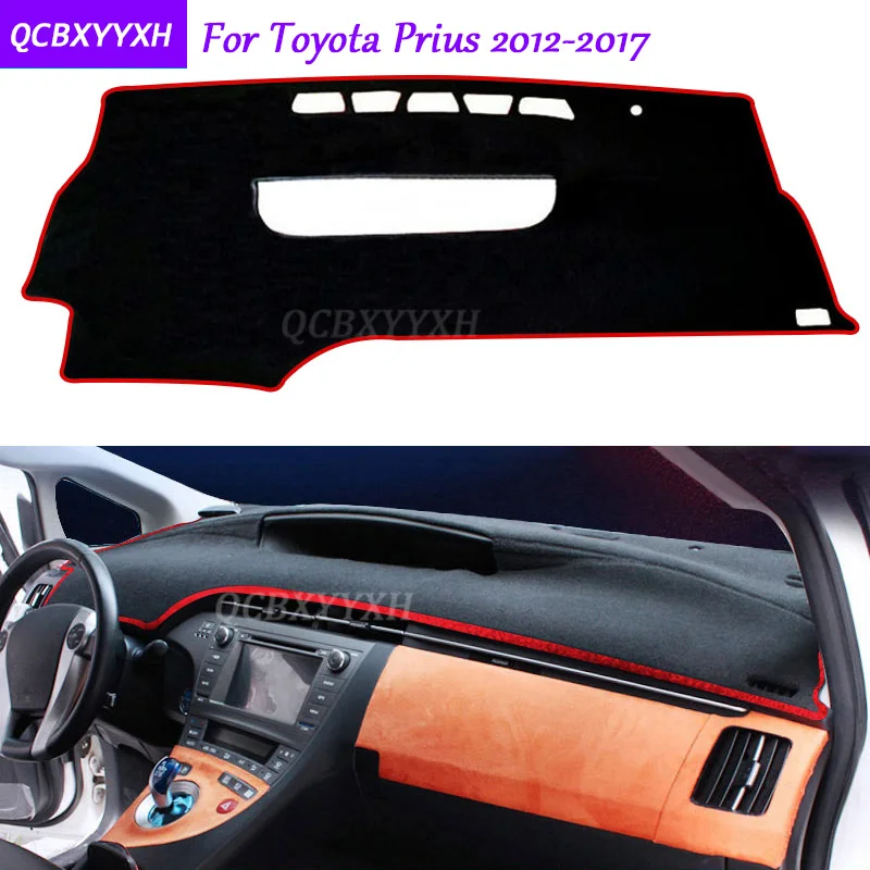 Для Toyota Prius 2012 2017 коврик для приборной панели защитный интерьер Photophobism теневая