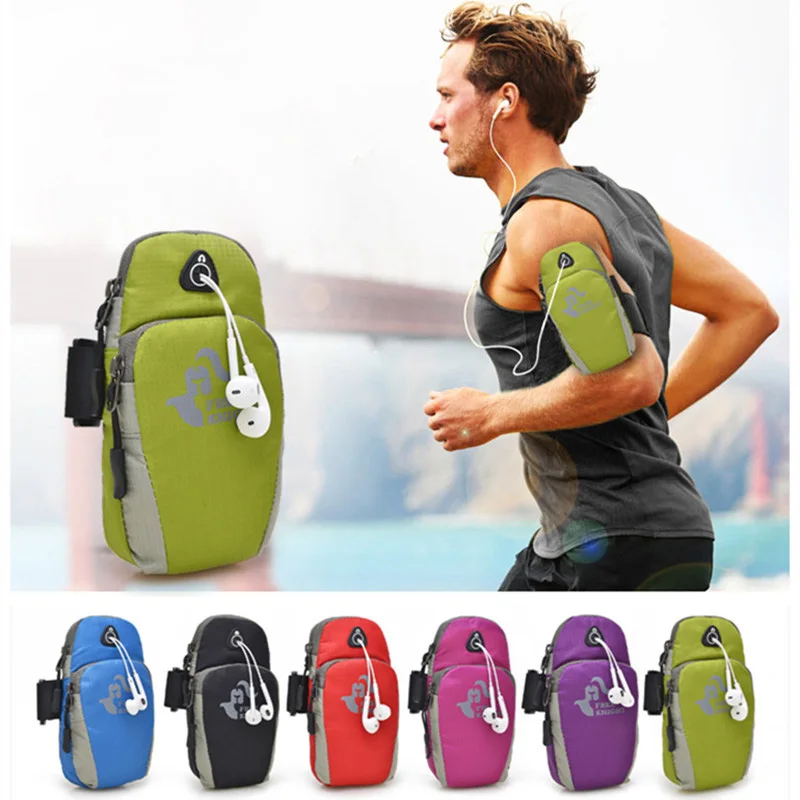 

FreeKnight Sport Arm Running Bag GYM Bag Jogging Phone Outdoor Waterproof Nylon Cell Holder For Hiking Running Accessories WX004