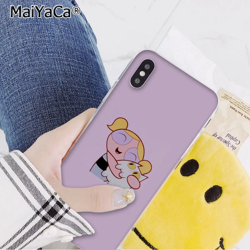 A4 MaiYaCa прекрасный PowerPuff девушки рукоделие принт рисунок телефон чехол для iphone 11 pro 8 7 66S Plus 5s SE XR X XS максимальный чехол - Цвет: A4