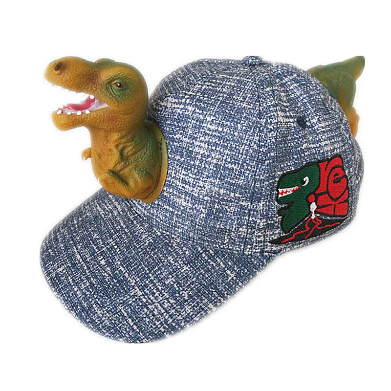 

Christmas Animal cap 3D Embroidery Tyrannosaurus Baseball Cartoon Caps Outdoor Hiking Women Men And Children Gift Ornament