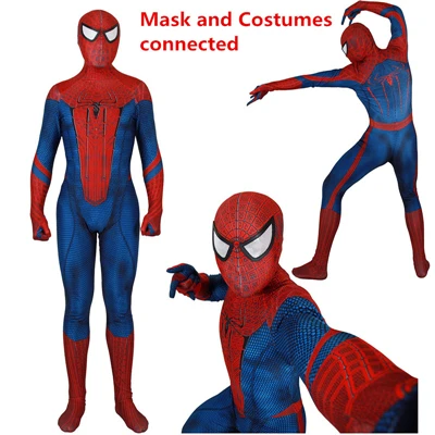 Costumes Аниме Удивительный Человек-паук косплей костюмы Сэм Человек-паук raimi Zentai Человек-паук Комбинезоны Боди Хэллоуинский Облегающий комбинезон костюм - Цвет: Costumes
