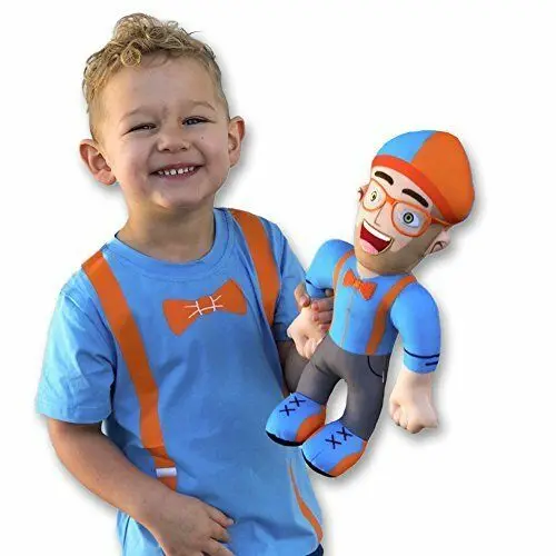 Детская футболка с надписью «tv Blippi»; футболка для косплея; детская футболка с короткими рукавами; топы; блуза; синие футболки