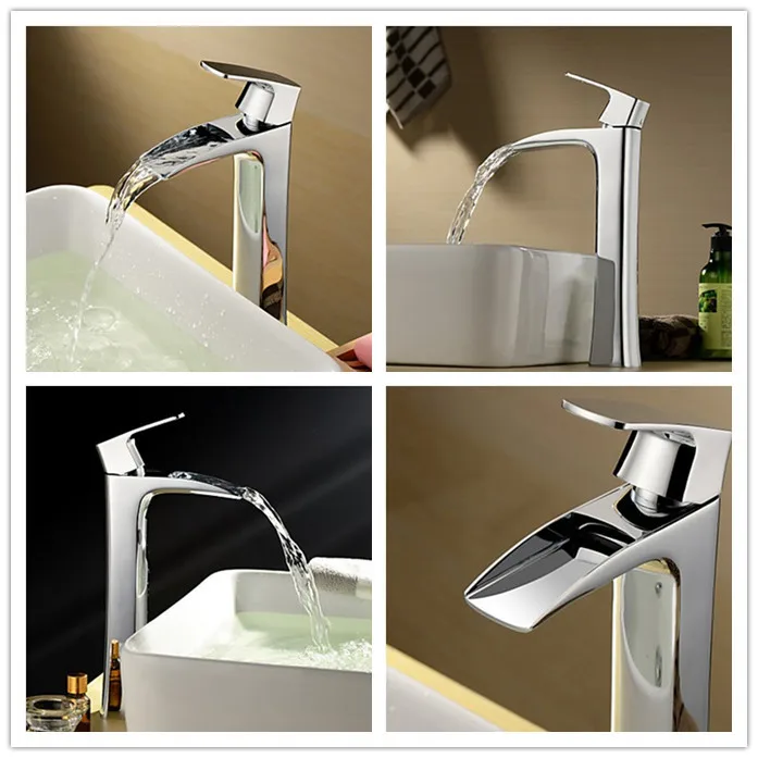 Распродажа 2016 настоящий смеситель для раковины в ванной комнате медный с одним