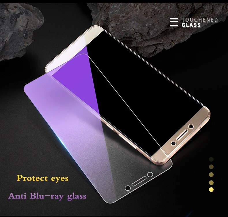 2 шт закаленное стекло для Letv Leeco Le Max 2 стекло протектор экрана 9H 5," анти Blu-Ray стекло для Leeco Le Max 2X820X829