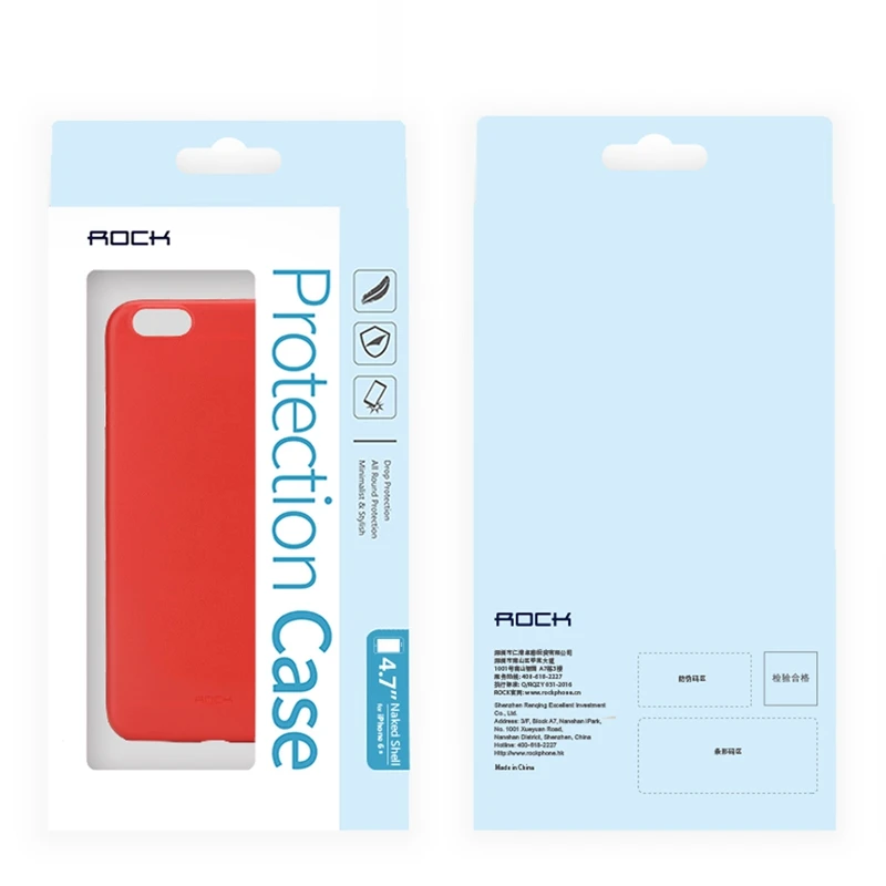 for iPhone 6 6s case ROCK 0.37MM Ultra Thin Matte Phone Case plus frosted cover iPhone6 |