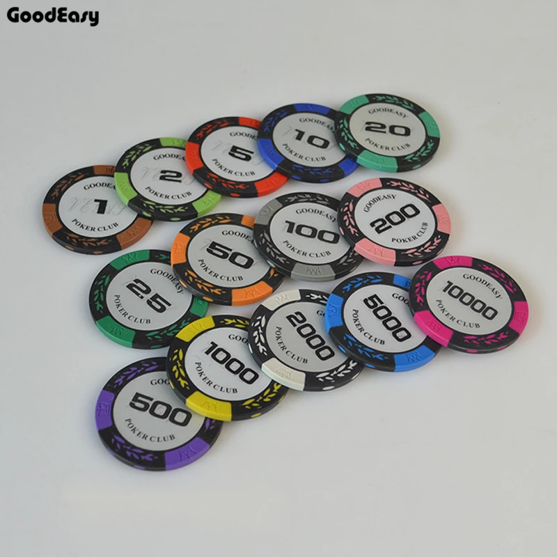 25 шт./лот Техасская глина наборы микросхем для покера игры в маджонг покер