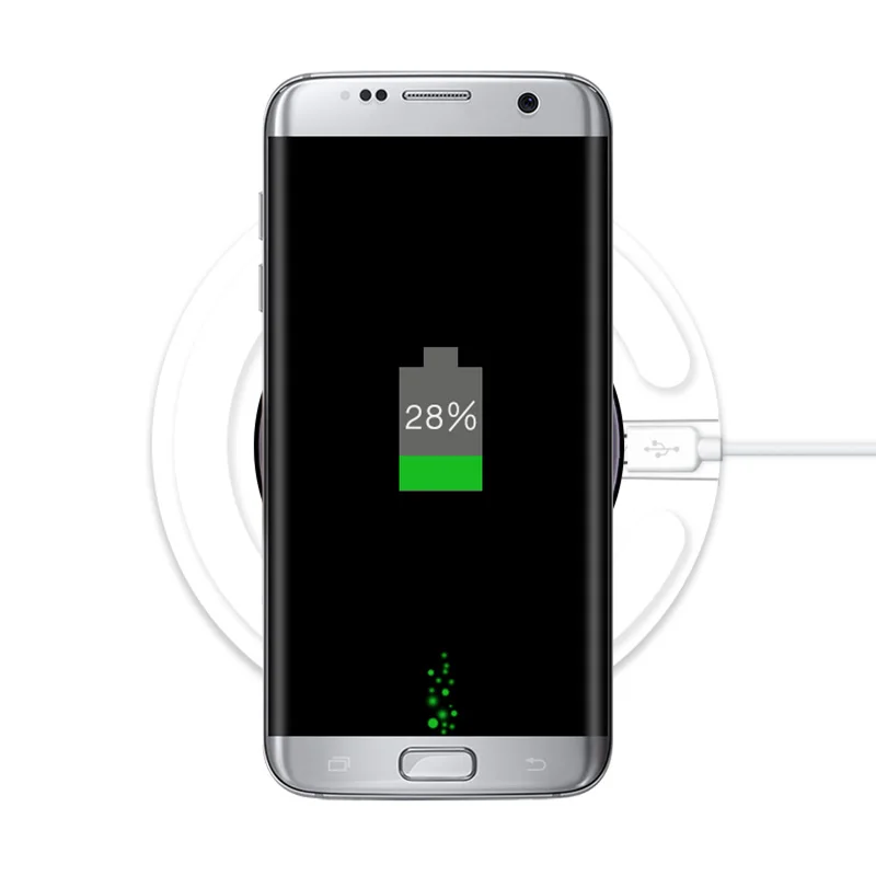 Беспроводное зарядное устройство второго поколения Qi + приемник для samsung Galaxy S9 8
