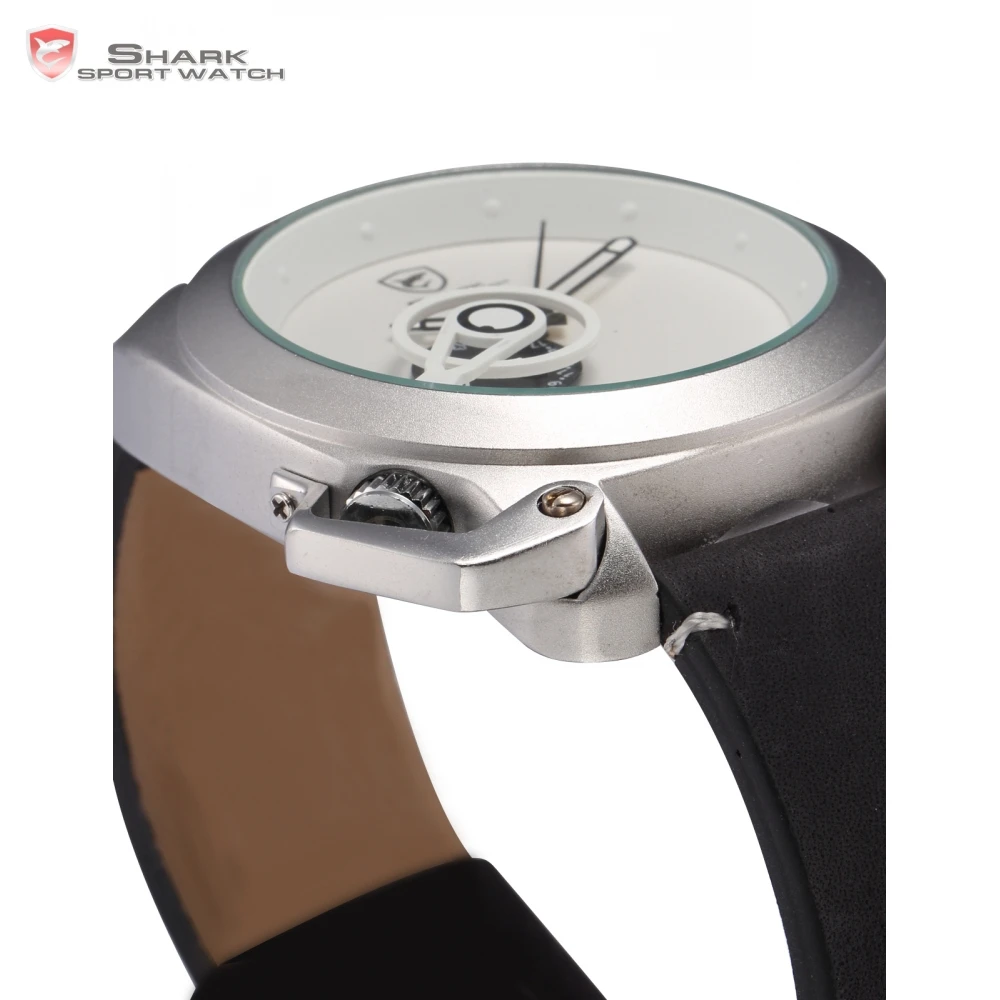 2016 тони акула белый специальный дата классический дизайн кожаный ремешок