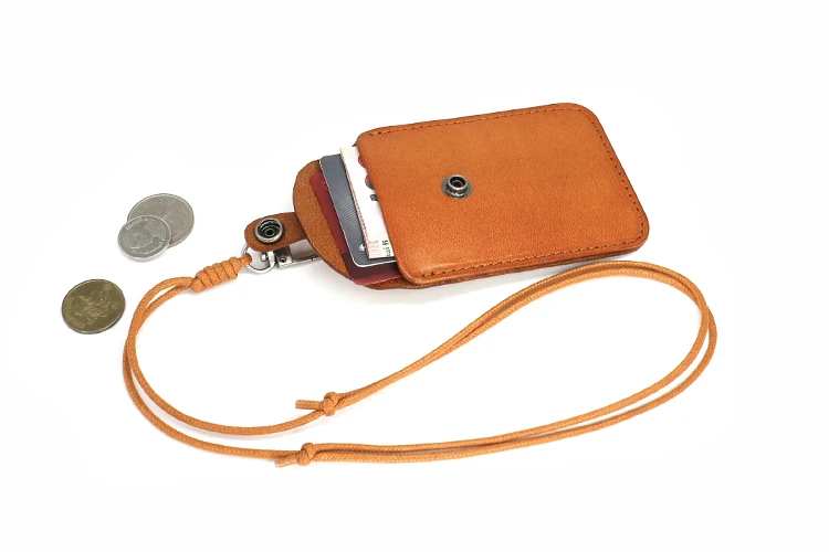 Alisara Lanyards держатель для Id бейджа бирка для Id карты вертикальный Стильный чехол из натуральной кожи держатель для карт выдвижной ремешок