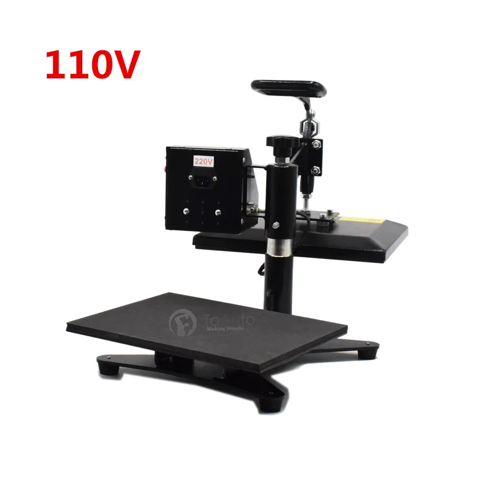 110V 23*30 см/9 ''* 12'' термопресс машина 110 В/220 В цифровые качели для DIY Футболка коврик для мыши чехол для телефона - Цвет: 110V