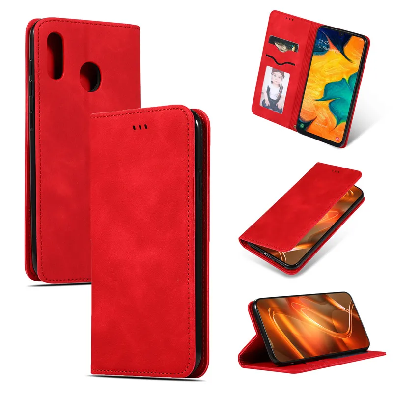 Роскошный чехол из искусственной кожи для Samsung Galaxy S8 S9 S10 S10E J4 J6 Plus Lite A5 A7 A8 A9 A10 A20 A30