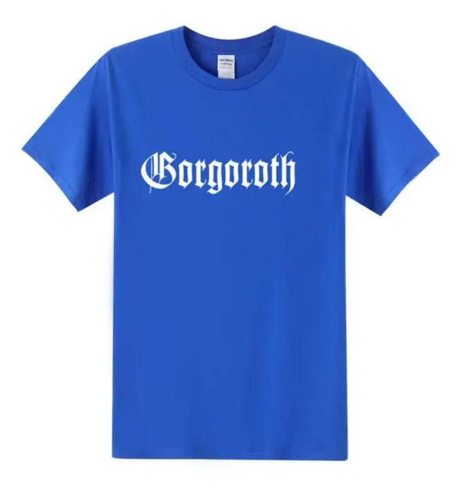 GORGOROTH футболки для мужчин рок группа Thrash Black DEATH HEAVY METAL PUNK POP Twilight of the Idols футболка|t