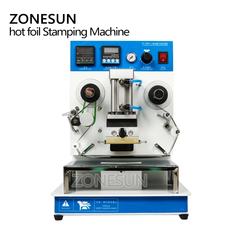 ZONESUN ZY RM3 автоматическая машина для горячего тиснения фольгой ключей от