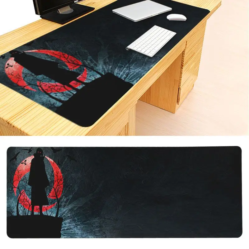 Lock Edge 30x70cm Congsipad красивый аниме Itachi s Sharingan коврик для мыши геймер игровые коврики размер для 300*700*2 мм и 300*900*2 мм коврик для мыши - Цвет: Lock Edge 30x70cm