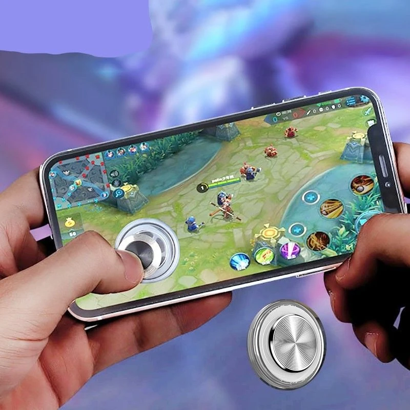 Осень зима круглый игровой джойстик мобильный телефон рокер для Iphone Android планшет металлическая кнопка контроллер для PUBG