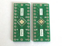 Переключатель поворота QFN24 SMD DIP пластина адаптера 0 5 мм 65 | Электронные компоненты
