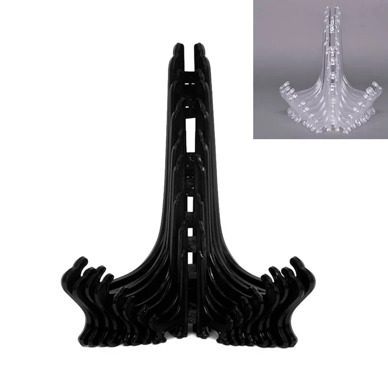 

2021NEW 10pcs Portable Easels Plate Holders Display Stand Stander Picture Frame Photo Tools Display Dish Rack Home Decor