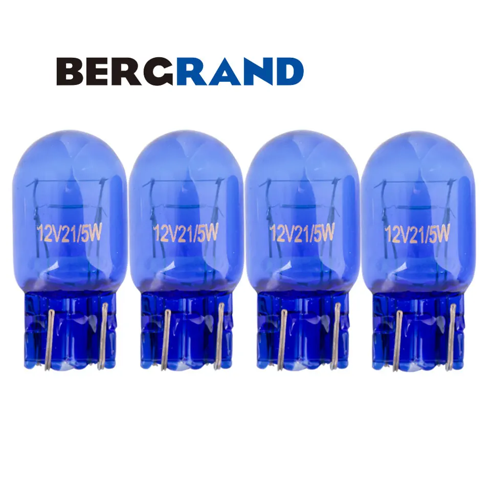 4 шт. W21/5 Вт 580 7443 T20 ксеноновые фары 12V 21/5 двойной нитью накала натуральное голубое