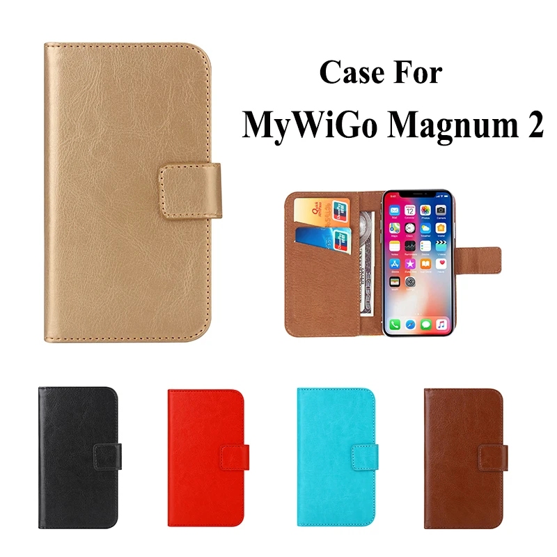 Чехол для MyWiGo Magnum 2 чехол высокого качества чистый цвет роскошный Флип Кожаный