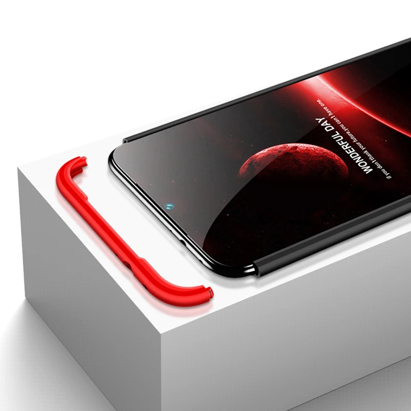 360 полная защита Чехлы для Xiaomi Redmi 7 Роскошные Жесткий противоударный чехол Note Pro