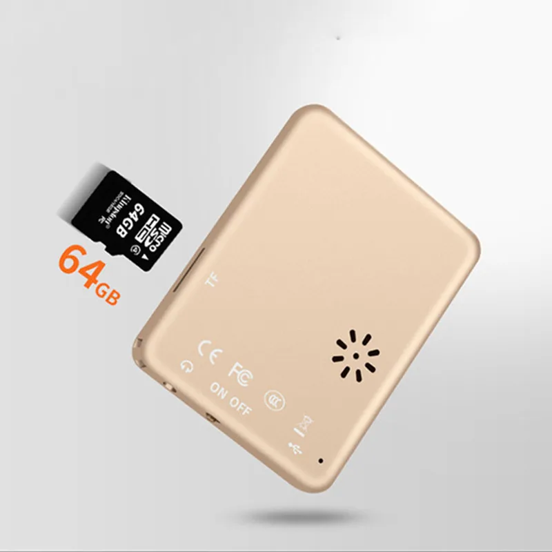 JS 12 мини HIFI MP3 музыкальный плеер 16 Гб скраб материал Поддержка электронная книга FM