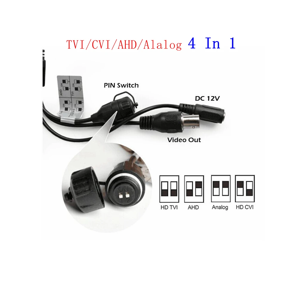 MOVOLS камера безопасности наружная Водонепроницаемая камера 1080P AHD/TVI/CVI/CVBS CCTV аналоговая камера sony Датчик варифокальный номер пуля