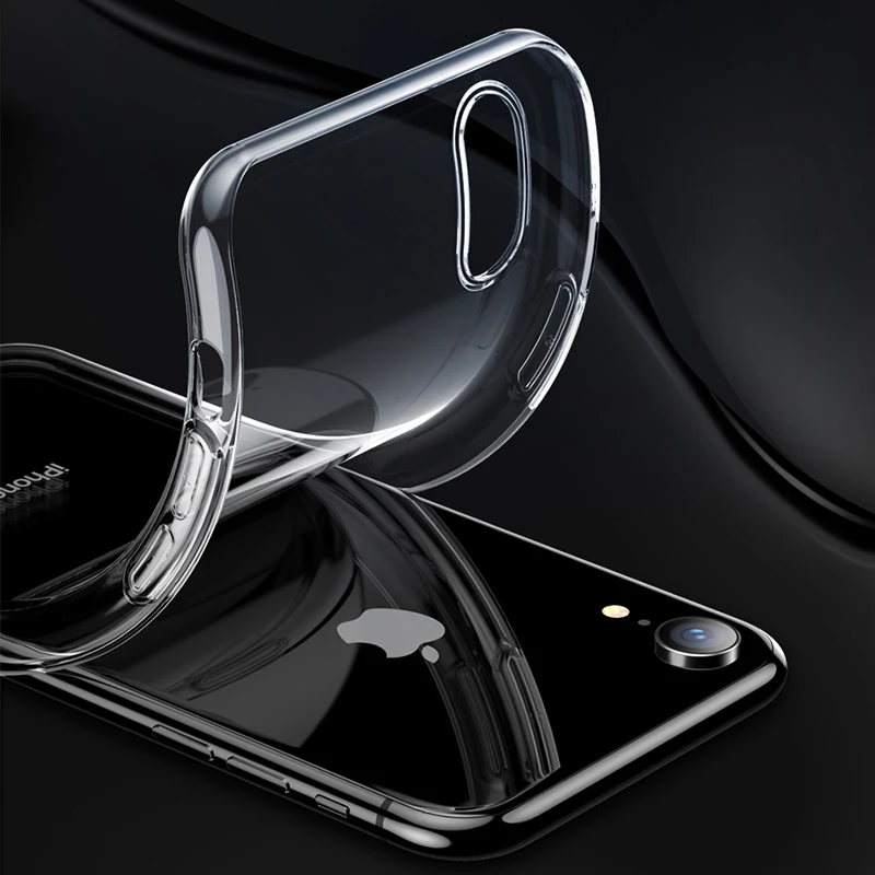 TPU Case Ultra Slim Soft For iPhone XS XR MAX for apple 6Plus 6sPlus 7 7Plus 8Plus Transparent silicon clear case |