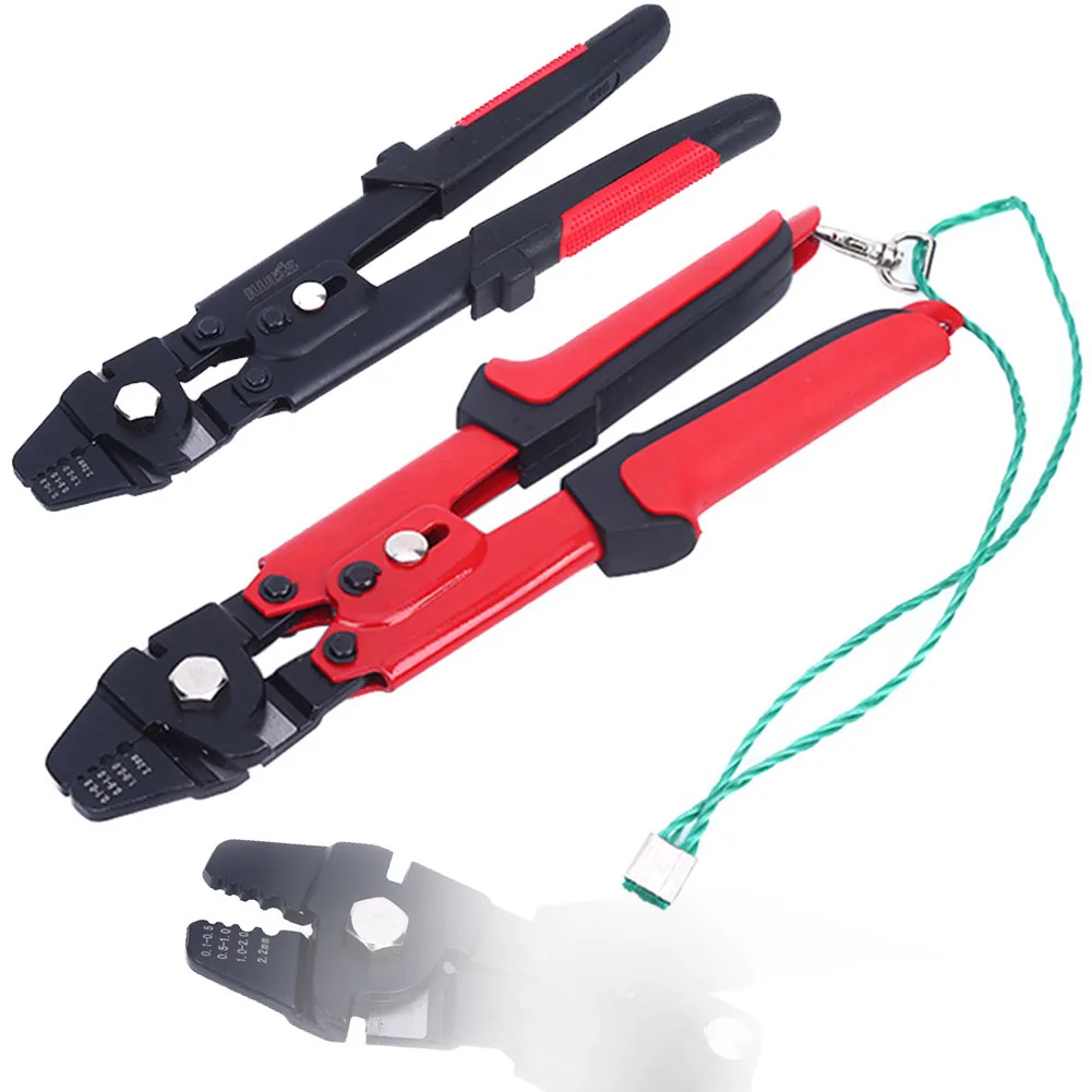 Для медной лески из углеродистой стали обжимные плоскогубцы