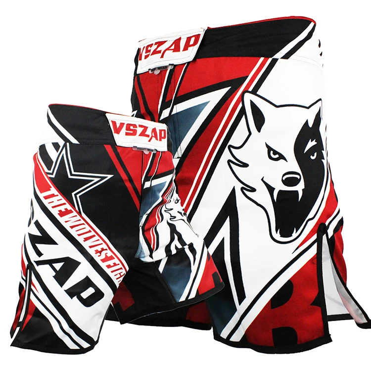 Мужские спортивные шорты VSZAP для боевых искусств борьбы с ядом интегрированные