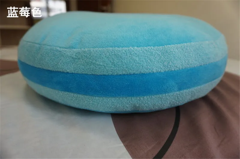 Blueberry color 1 шт. 35 см Макарон сэндвич печенье плюшевая подушка Мягкие Пуховые хлопковые подушки для печенья подушки игрушки Детские подарки Домашний декор - Цвет: Blueberry color