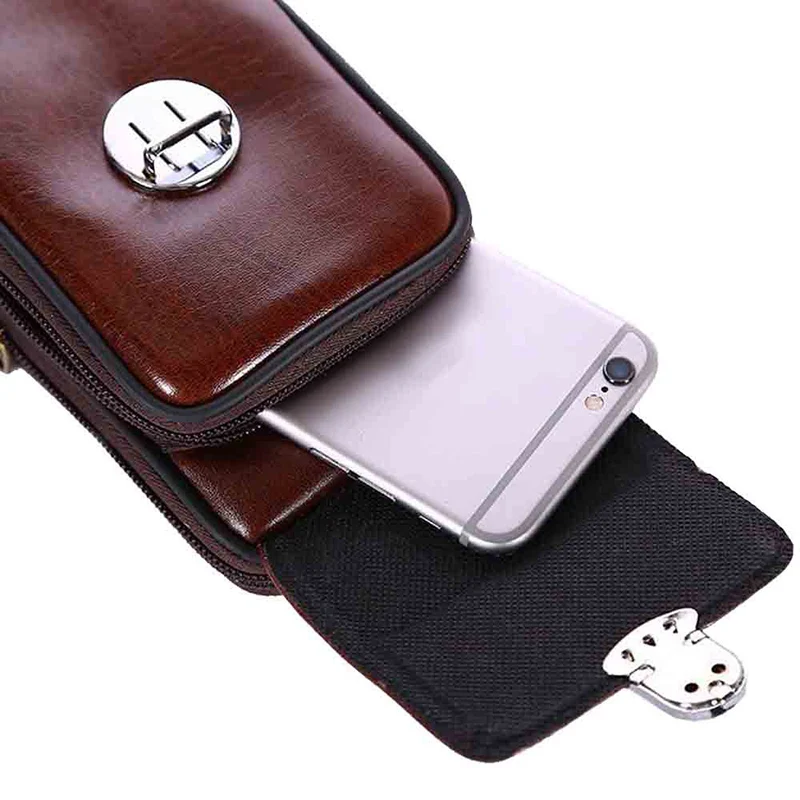 Многофункциональная поясная сумка из искусственной кожи для мужчин тактический