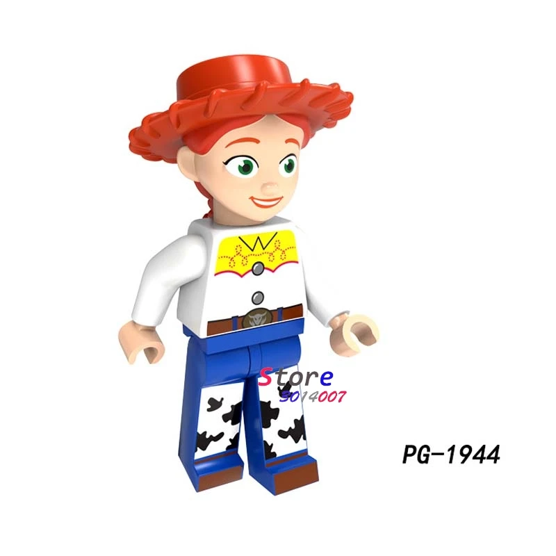 PG1944 Одна история игрушек 4 Базз Лайтер Вуди Джесси Даки Бо Peep Duke Caboom Alien Hamm Sonic строительные блоки - Цвет: PG1944