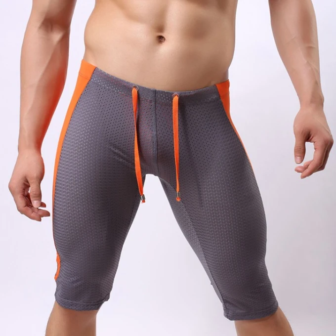 Сексуальные шорты с сеткой мужские купальные пляжные для серфинга короткий