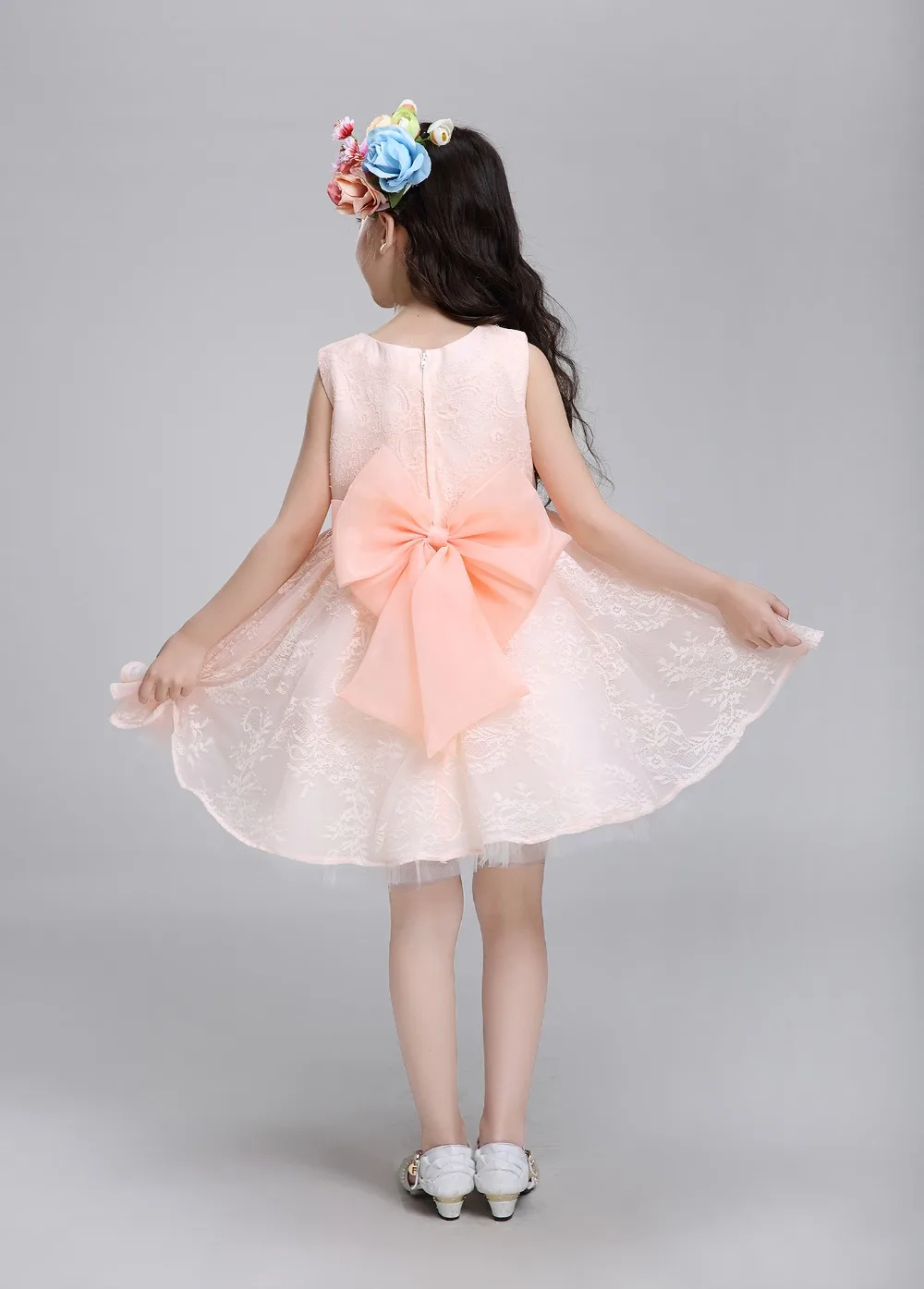 Платье для маленьких девочек на день рождения платье принцессы розовое Тюлевое