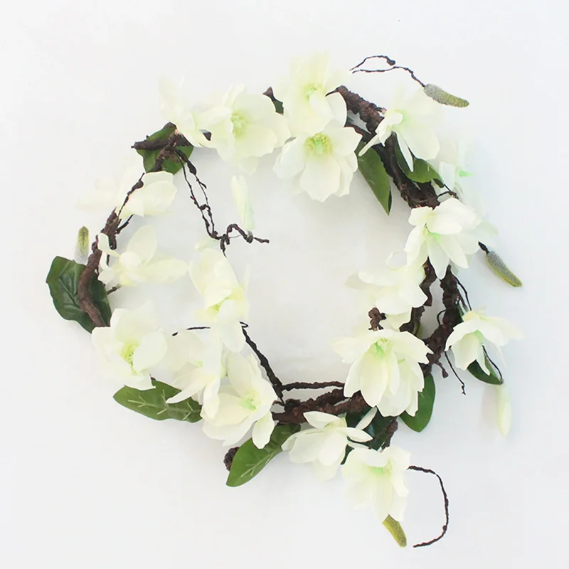 white flower vine JAROWN креативный Мульти Стиль Геометрическая квадратная рамка Цветочный декор набор Железный художественный многоугольник Свадебный сценический реквизит оконный Дисплей Декор - Цвет: white flower vine