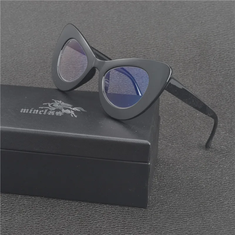 Женские очки для чтения MINCL ультралегкие с кошачьими ушками против усталости