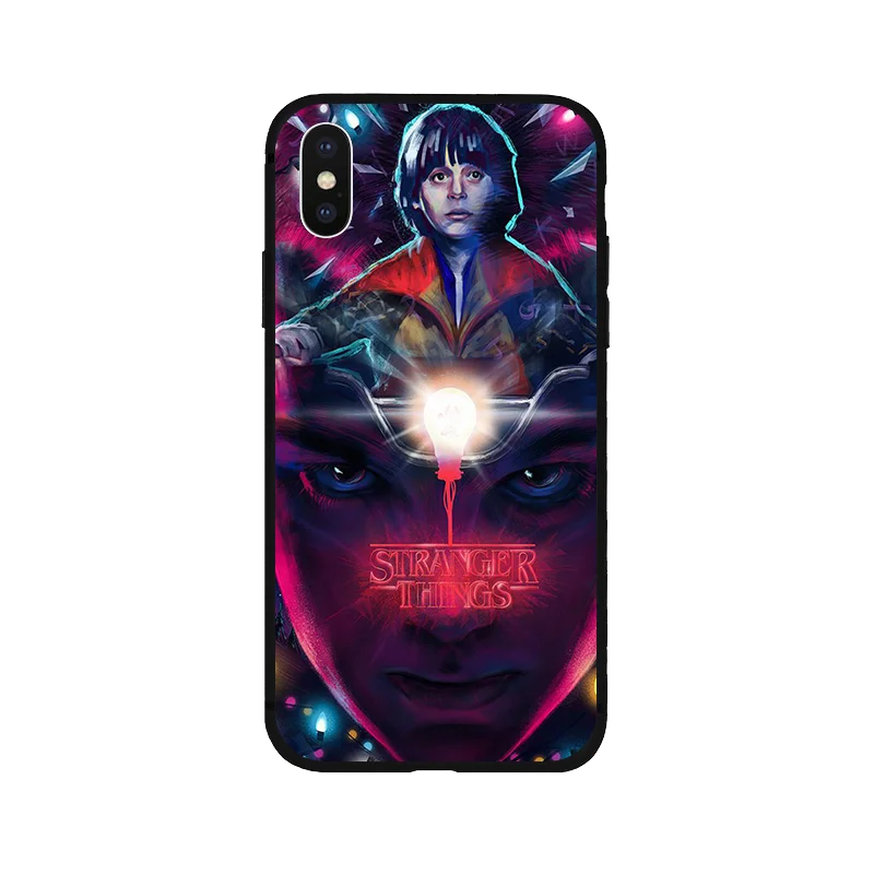 Stranger things Сезон 3 черный мягкий ТПУ чехол для телефона iPhone11 8 7 6 6S Plus X XS XR MAX 5 5S SE