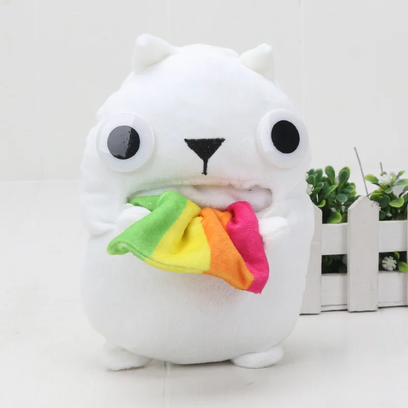 Животное Взрывающийся Ежик Плюшевая Кукла Радужный Ralphing Кот Тако кошка мягкая плюшевая игрушка детский подарок плюшевая кукла - Цвет: white