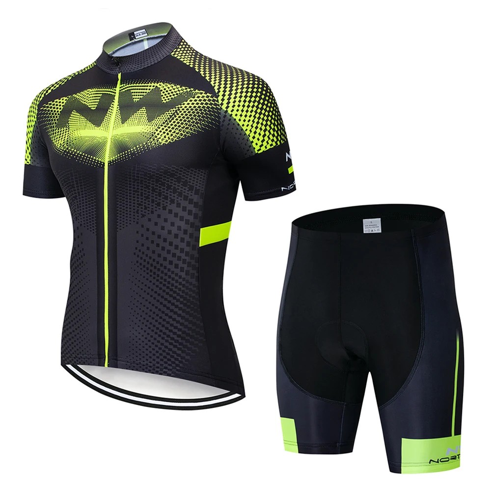 6 Новая команда Велосипеды гель для трикотажа pad набор велошорт MTB СЗ Ropa Ciclismo мужская про лето велосипедный майон одежда - Цвет: 6