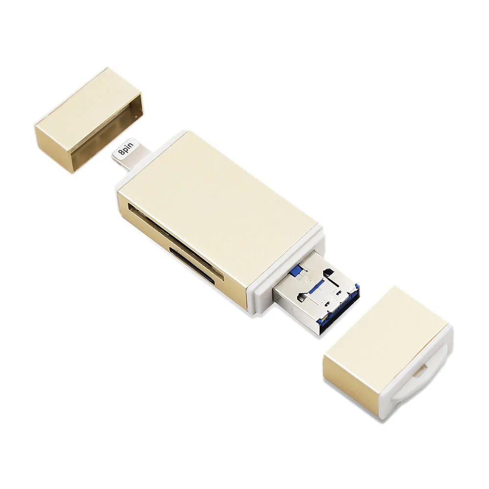 Металлический флеш накопитель Dr.memory lightning TF/micro reader для Apple iphone 6s 7 plus IOS USB 2 0|micro sd card
