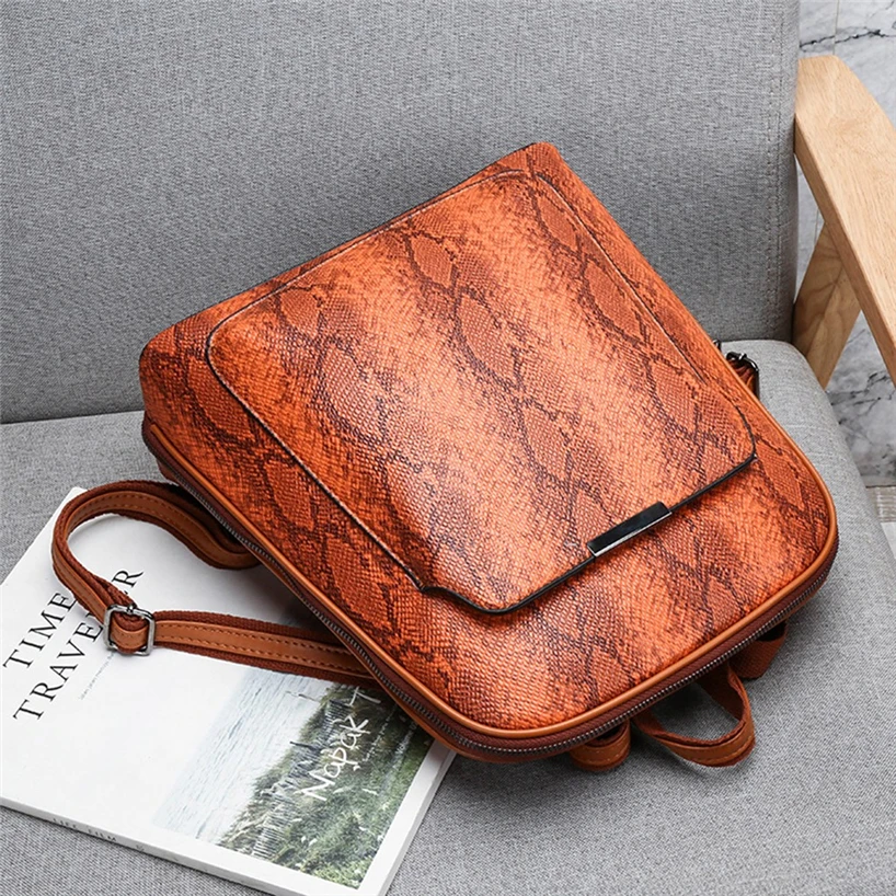 Aelicy женская сумка для змеиной кожи PU кожаный женский рюкзак Feminina Mochila Escola школьный модный дорожный школьный рюкзак