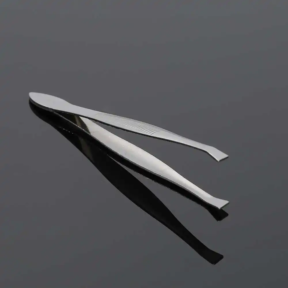 Пинцет для удаления волос с ресниц и бровей из нержавеющей стали | Красота