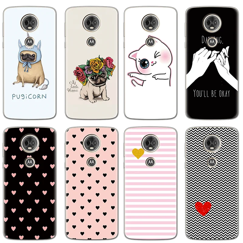 Мягкий силиконовый чехол Love Heart для Motorola Moto G7 Power EU C E5 G3 G4 G5 G5S G6 Plus Z Z2 Z3 Z4 Play Go One