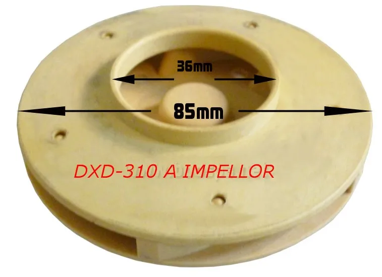 Розел насоса DXD-310A IMPELLER ДЛЯ DXD 310 OD 85 мм отверстие 36